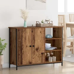 vidaXL Strani šal Star les 100 x 33 x 75 cm Konstruiran les