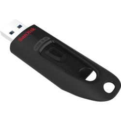 Sandisk USB POGON 16GB ULTRA, 3.0, crni, bez poklopca