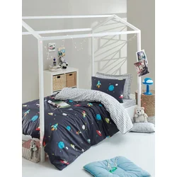 Lessentiel Maison Set posteljina Uzay, 160x240 cm, Tamnosivi
