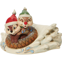 Enesco TRADICIJE DISNEY ČIP IN ČOP BOŽIČNE FIGURE SANI, (21255877)