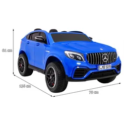 Otroško vozilo Mercedes GLC 63S modra lea