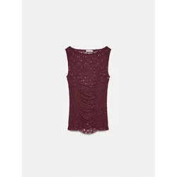 Dilvin Top burgund