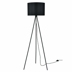 [lux.pro]® Elegantna stojeća svjetiljka - Trokut 1 x E27 - 40W - crno