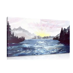 Slika naslikana pokrajina - 120x80