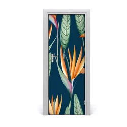 tulup.si Samolepilni tapete na vratih Strelitzia reginae 85x205 cm