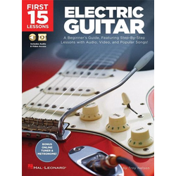NELSON:FIRST 15 LESSONS ELECTRIC GUITAR+ AUDIO & VIDEO ACCESS
