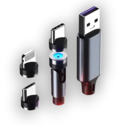 Infostyle Magnetni kabel 3 v 1 Rdeča