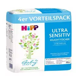 Hipp vlazˇne maramice Babysanft sensitive, 4x52 kom