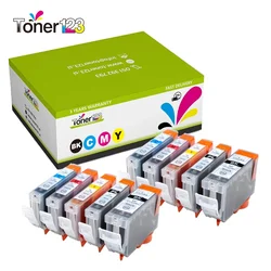 Komplet Canon 2x PGI-5BK + 8x CLI-8 (BK,C,M,Y)/PGI5 + CLI8 kompatibilne kartuše (10) - 2xčrna, 2xčrna, 2xcyan, 2xmagenta, 2xrumena