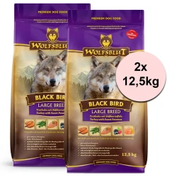 WOLFSBLUT Black Bird Large Breed 2x12,5 kg