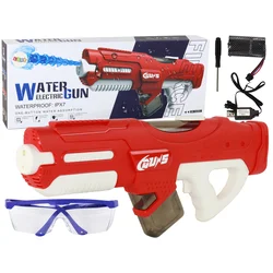 slomart LEAN TOYS Velik vodni top, rdeč, 750ml, z očali