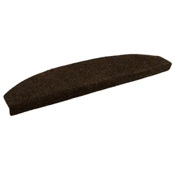 vidaXL Samolepilni stopniščni tepihi 15 pcs Rjava 80 x 24,5 x 3,5 cm