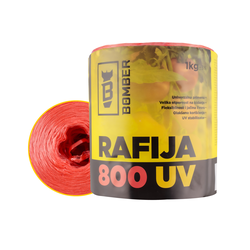 BOMBER Rafija 800 1kg crvena