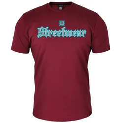 011Shop Muška majica kratkih rukava 011 streetwear blue, Bordo