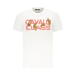 Cavalli Class Muška majica TXT60MJD060, Bela