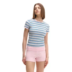 Cropp - Prugasta majica - white