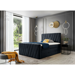Boxspring postelja Candice - 160x200 cm