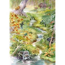 BlueBird - Puzzle Gozdne živali II - 1 000 kosov