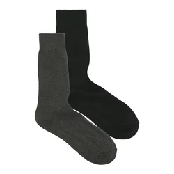 JACK & JONES Nogavice temno siva/črna