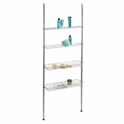 WENKO 18597100-Regal 71x285 cm sjajni hrom