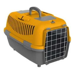 PETMAX Transporter sa metalnim vratima LUX 3 61x40x38cm narandžasti
