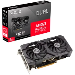 ASUS grafična kartica Radeon RX 7600 Dual Evo OC 8GB GDDR6 (90YV0LD0-M0NA00)