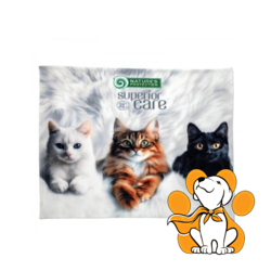 Natures Protection Soft Blanket White Kittens 127x152cm, Ćebe Sa Motivom Mačića