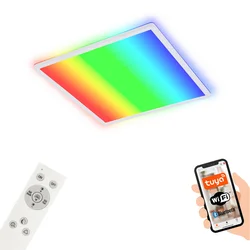 Briloner 7491-016-LED RGBW prigušiva plafonska lampa SMART LED/22W/230V 4000K + daljinski upravljač Wi-Fi Tuya