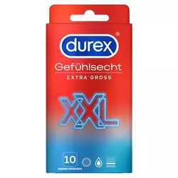 Durex Gefühlsecht Extra Gross XXL 10 pack
