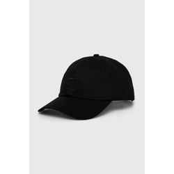 Bombažna bejzbolska kapa Marc OPolo črna barva