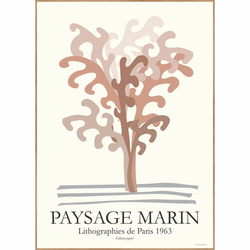 Plakat z okvirjem 50x70 cm Seascapes – Malerifabrikken
