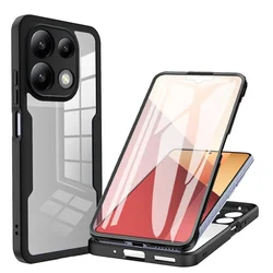 Techsuit – ColorVerse 360 Series obostrana zaštitna maska za Xiaomi Redmi Note 13 5G – crna