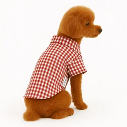 Paws & Whiskers Odelo za pse Redcheckered, Crveno
