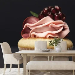Fototapeta okusen muffin - 245x165