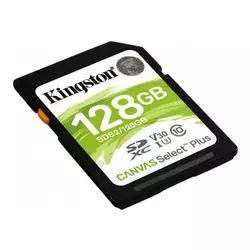 SDXC KINGSTON 128GB CANVAS SELECT Plus, 100/85 MB/s (r/w), C10 UHS-I U1 V10