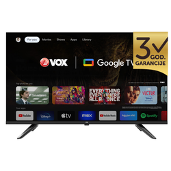 VOX QLED TV 40GOF300B Frameless (Google TV)