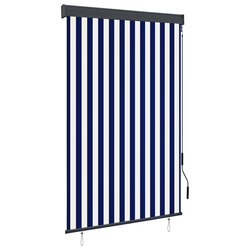 Vanjska roleta 120 x 250 cm plavo-bijela