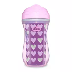 CHICCO čaša 12m+, active cup, roze