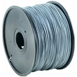 Gembird PLA filament for 3D printer, Silver 1.75 mm, 1 kg