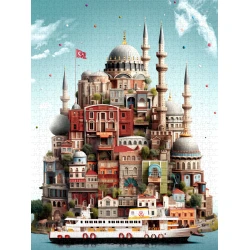 AnaTolian - Puzzle Yasin Yaman: Hagija Sofija - 1 000 kosov