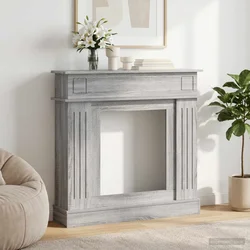 Okvir za kamin Siva Sonoma 102 x 26 x 100 cm Konstruirano drvo
