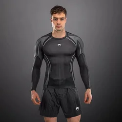 Venum Stealth Rashguard Dugi Rukav Crno/Beli L