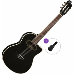 Eko guitars NXT N100e Basic SET 4/4 Black Klasična kitara z elektroniko