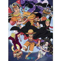 Poster One Piece - Wano Raid - 52 × 38 cm