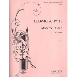 SCHYTTE:MODERNE ETUDEN OP.68 PIANO