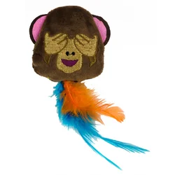 Catmoji | Opica igračka za mačke z divjim pastinakom