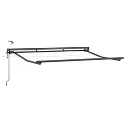 Okvir električne tende s LED-ovima Antracit 3,5 x 2 m Aluminij