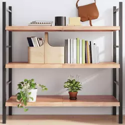 Zidna polica svjetlosmeđa 120x60x(2-4) cm obrađena hrastovina