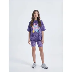 Sinsay - Kratke tajice sa tie dye efektom Care Bears - ljubičasto