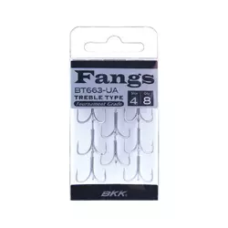 BKK Fangs Treble Hook #2 BT663-UA